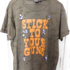 Ladies "Cruel Denim" T Shirt - STICK TO YOUR GUNS!!